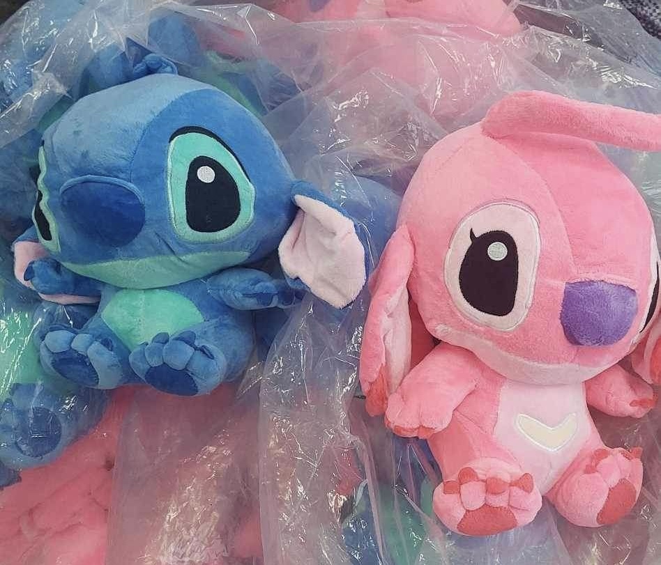 PELUCHE STITCH - ROSE OU BLEU 50 CM / 20